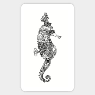 "Cecil" The Steampunk Seahorse Sticker